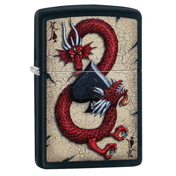Zippo Lighter - Dragon Ace Design