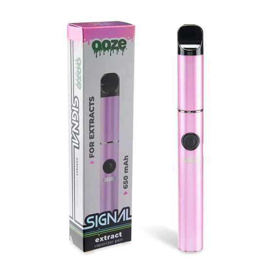Ooze Signal 650 mAh Concentrate Vaporizer Pen - Ice Pink