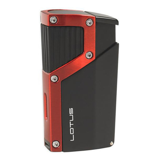 Lotus Czar Quad Torch Cigar Lighter - Red