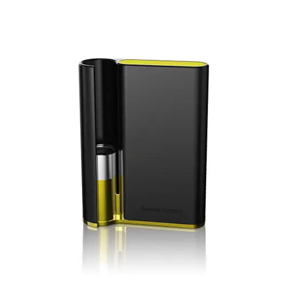 CCELL Palm 510 Vape Battery - Black with Yellow Frame