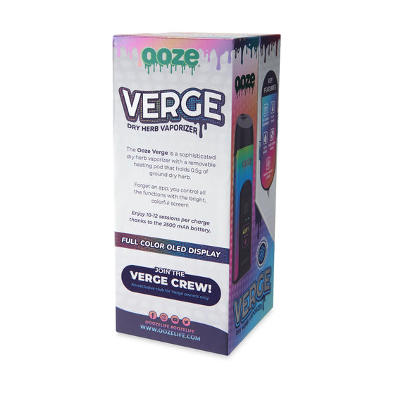 Ooze Verge - 2500 mAh Dry Herb Vaporizer - Rainbow