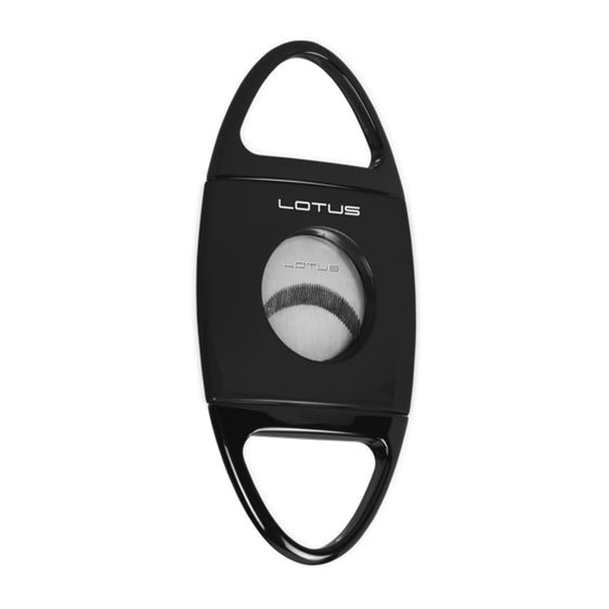 Lotus Jaws Serrated Cigar Cutter - Glossy Black