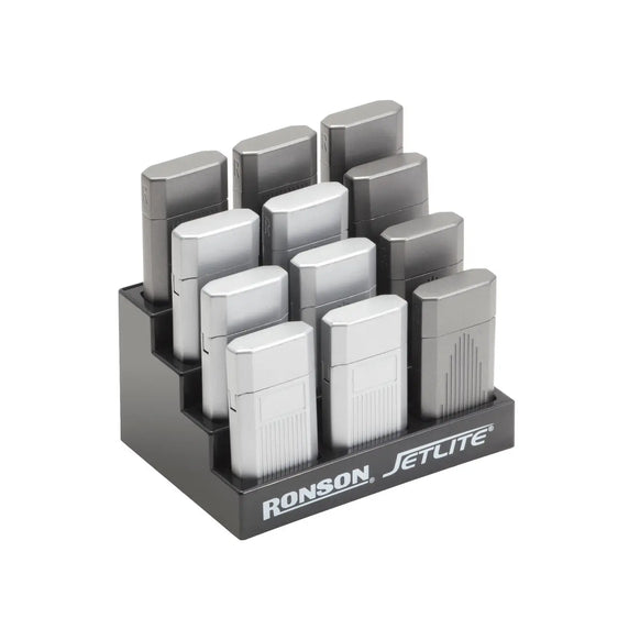 Ronson Jetlite Butane Torch Lighters 12 Pack