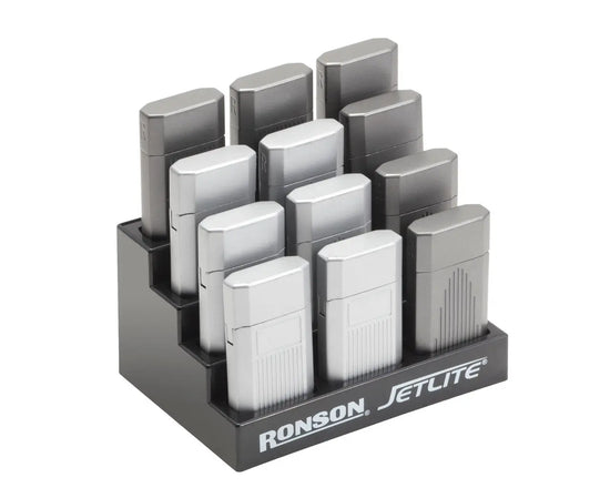 Ronson Jetlite Butane Torch Lighters 12 Pack