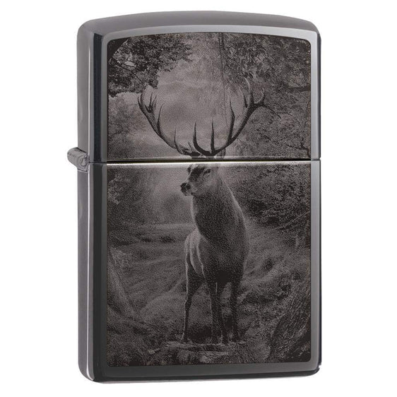 Zippo Lighter - Deer Black Ice