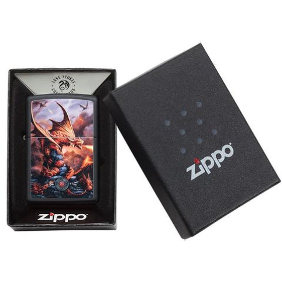 Zippo Lighter - Anne Stokes Red Fire Dragon