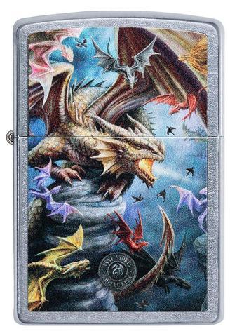 Zippo Lighter - Anne Stokes Colorful Dragon