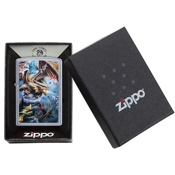 Zippo Lighter - Anne Stokes Colorful Dragon