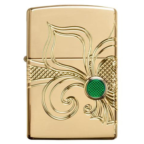 Zippo Lighter - Armor® Fleur-de-lis Design