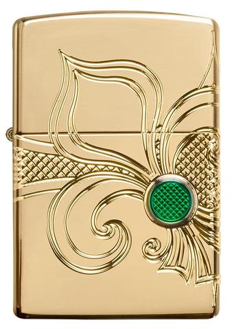 Zippo Lighter - Armor® Fleur-de-lis Design