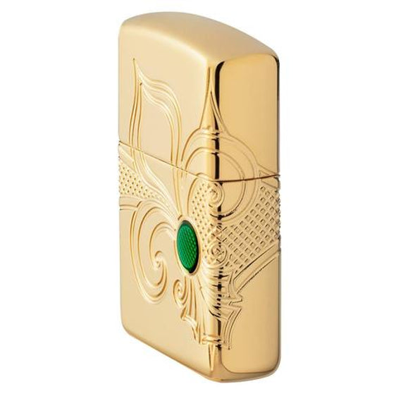 Zippo Lighter - Armor® Fleur-de-lis Design