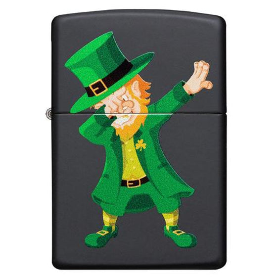 Zippo Lighter - Dabbing Leprechaun Design
