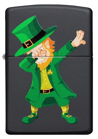 Zippo Lighter - Dabbing Leprechaun Design