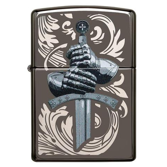 Zippo Lighter - Knights Glove Design