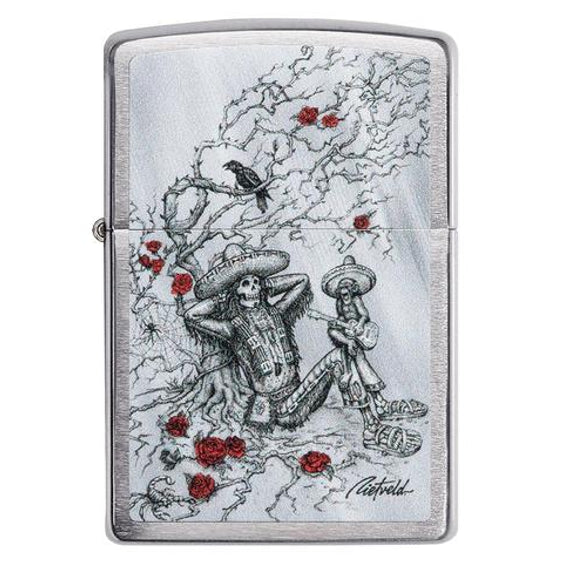 Zippo Lighter - Rick Rietveld Skeleton