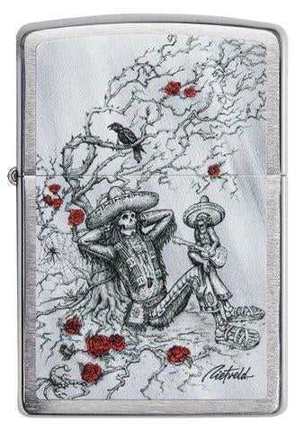 Zippo Lighter - Rick Rietveld Skeleton