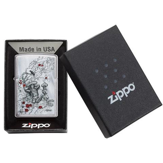 Zippo Lighter - Rick Rietveld Skeleton