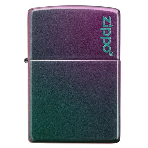 Zippo Lighter - Classic Iridescent Zippo Logo