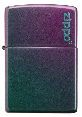 Zippo Lighter - Classic Iridescent Zippo Logo