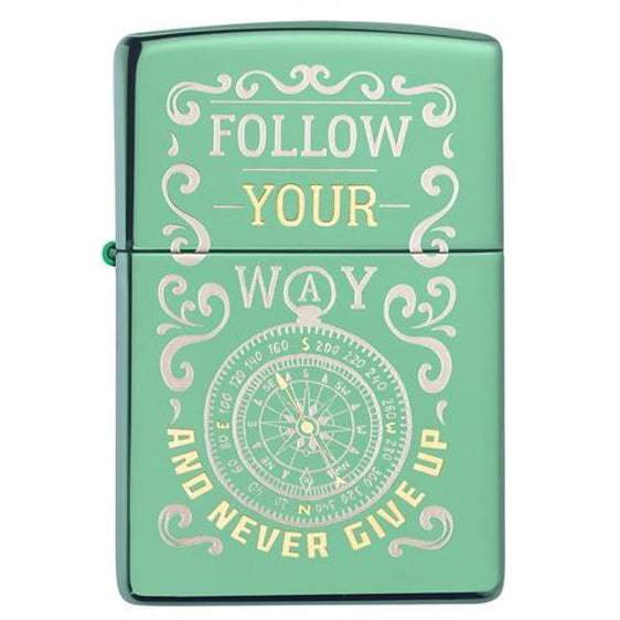 Zippo Lighter - Follow Your Way Design