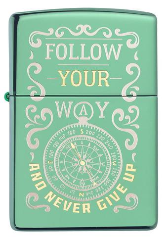 Zippo Lighter - Follow Your Way Design