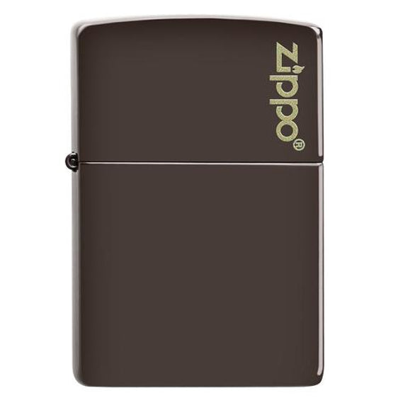 Zippo Lighter - Classic Brown Zippo Logo