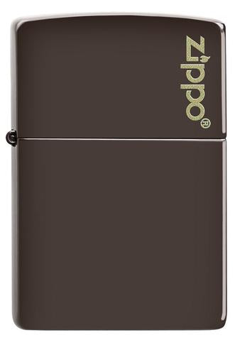 Zippo Lighter - Classic Brown Zippo Logo