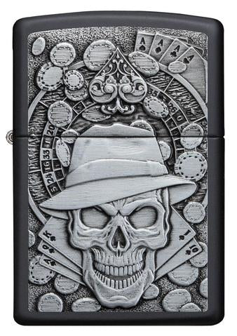 Zippo Lighter - Gambling Skull