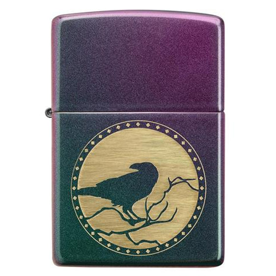 Zippo Lighter - Raven Design