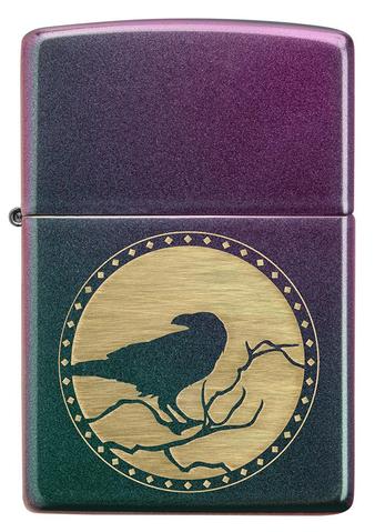 Zippo Lighter - Raven Design
