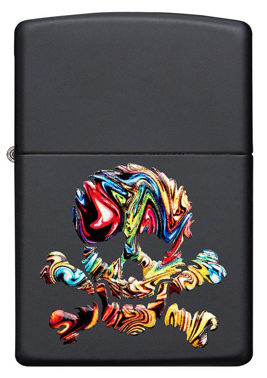 Zippo Lighter - Multi-color Skull