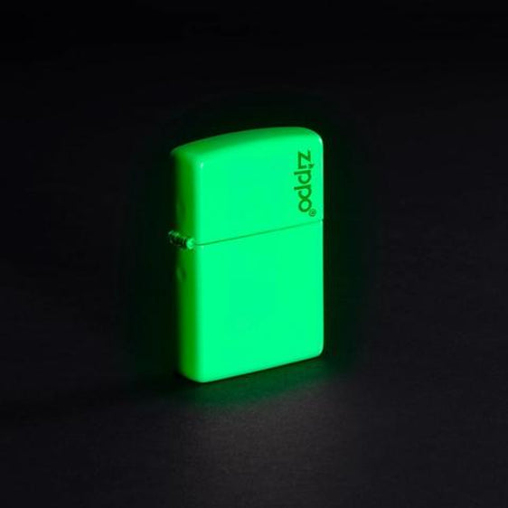 Zippo Lighter - Classic Glow In The Dark Zippo Logo