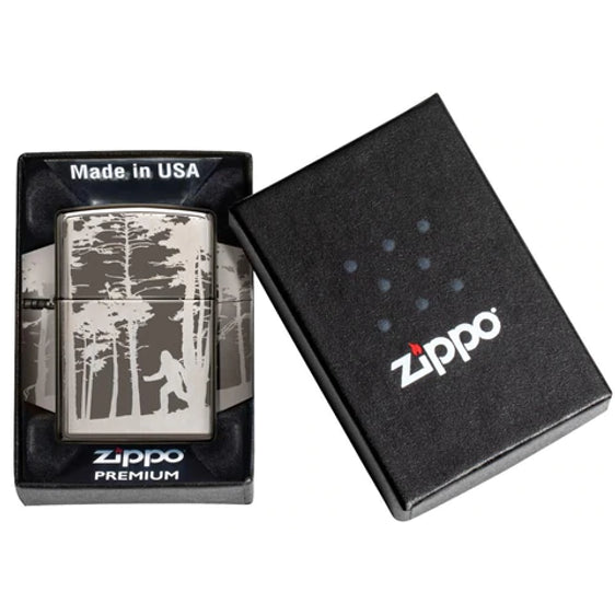 Zippo Lighter - Sasquatch in the Woods