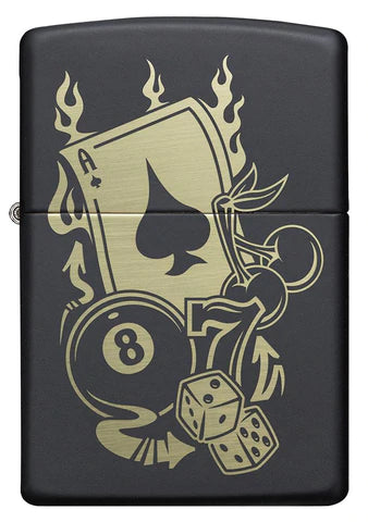 Zippo Lighter - Gambling w/ Luck