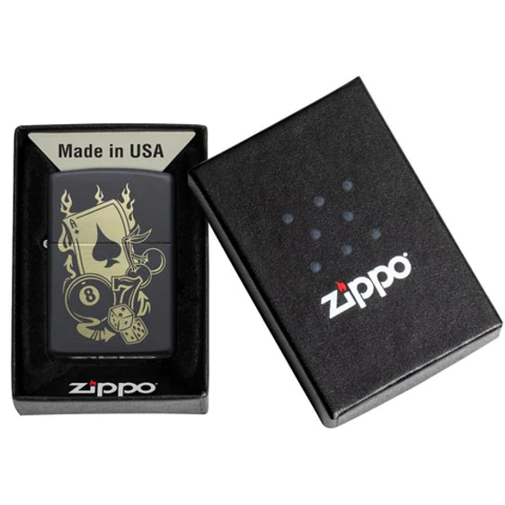 Zippo Lighter - Gambling w/ Luck