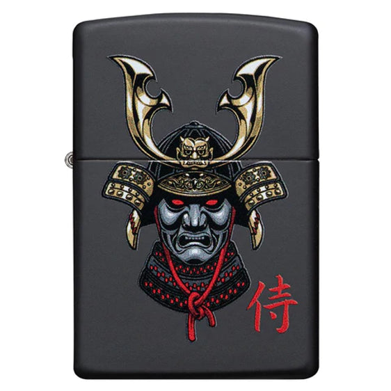 Zippo Lighter - Samurai In Helmet
