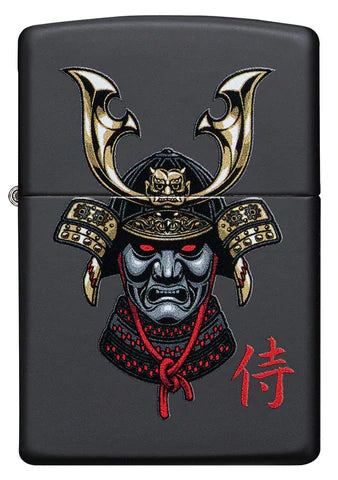 Zippo Lighter - Samurai In Helmet