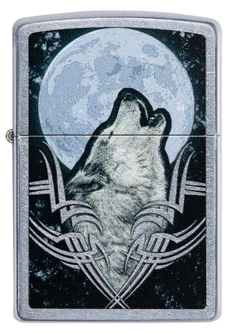 Zippo Lighter - Howling Wolf