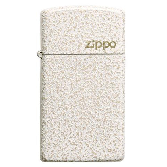 Zippo Lighter - Slim® Mercury Glass Zippo Logo