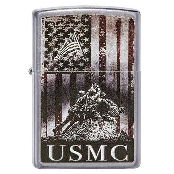 Zippo Lighter - U.S. Marines Raising Flag