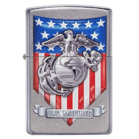 Zippo Lighter - U.S. Marine Eagle on Globe
