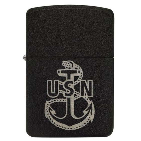 Zippo Lighter - U.S. Navy Anchor Logo