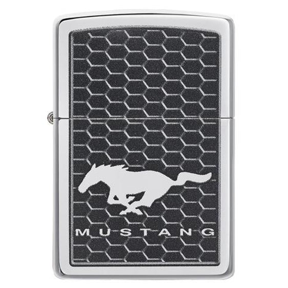 Zippo Lighter - Ford Mustang Grill Logo