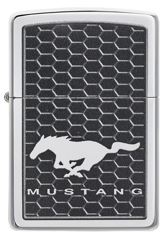 Zippo Lighter - Ford Mustang Grill Logo