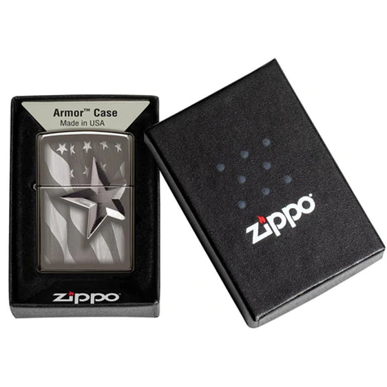 Zippo Lighter - Retro Star