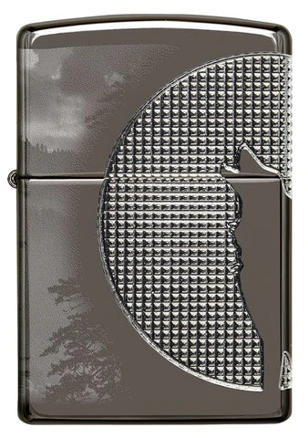 Zippo Lighter - Armor Wolf Design