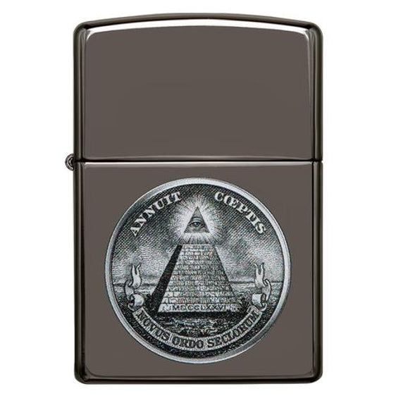 Zippo Lighter - Dollar Design