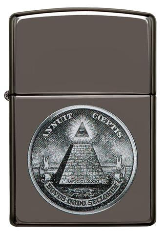 Zippo Lighter - Dollar Design