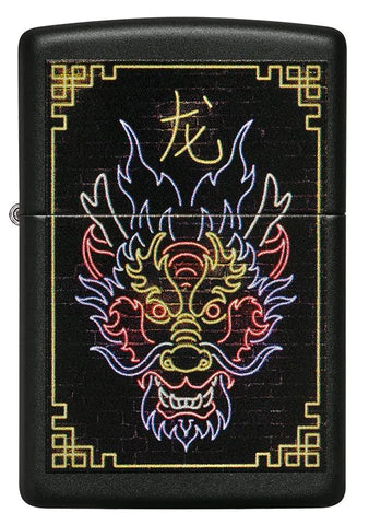 Zippo Lighter - Neon Dragon