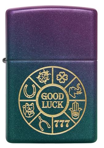 Zippo Lighter - Lucky Symbols Design
